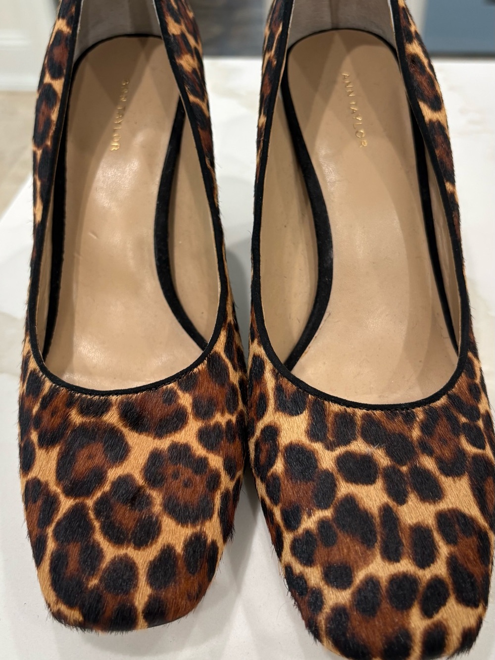 Ann Taylor’s Leopard Print Women’s Pumps - Brown/Black